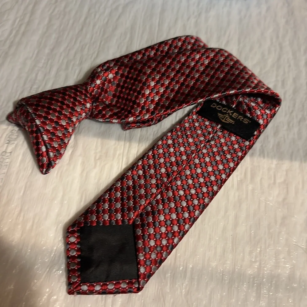 DOCKERS BOYS CLIP ON TIE 14”X2”